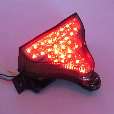 Luz trasera LED con señales de giro para Yamaha 2009-2014 YZF R1 YZF-R1 lente de humo Foto 1 de 4