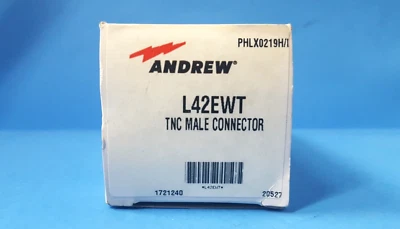 1 PC-TNC Male Connector, L42EWT, ANDREW, for HELIAX LDF2-50 Coaxial Cable - Image 1 of 4