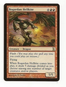 Magic The Gathering 4x ** Bogardan Hellkite ** X4 Time Spiral - Imagen 1 de 1