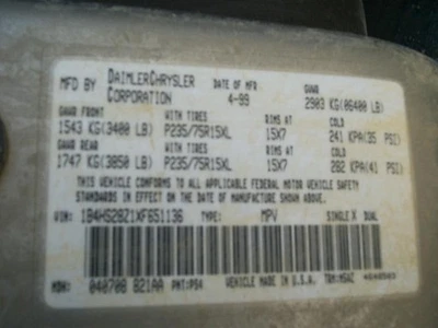 Conjunto de bomba y motor ABS usado se adapta a: Dodge Durango 1999 montaje rueda trasera AB Foto 1 de 4