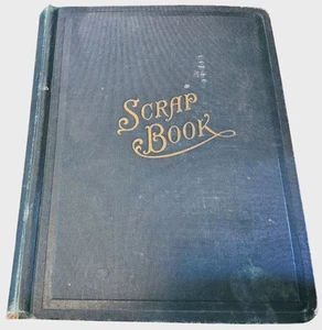 Antikes Sammelalbum mit über 40 Seiten viktorianischer Ephemera & Illustrationen - Bild 1 von 24