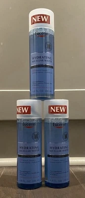 Lote de 3 Eucerin Agua Micelar Hidratante Sin Fragancia + Ácido Hialurónico-6.8oz Foto 1 de 2
