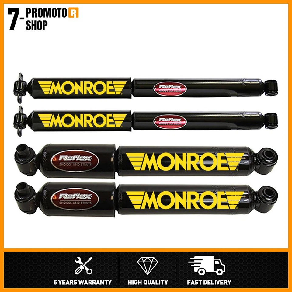 Amortiguadores delanteros traseros para Chevrolet K2500 Monroe 1988-1995 1997 1998 Foto 1 de 4