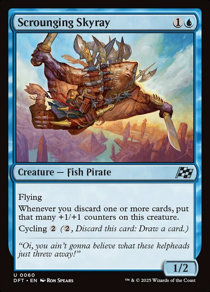 x4 Scrounging Skyray U MTG Aetherdrift M/NM, English - Image 1 of 1