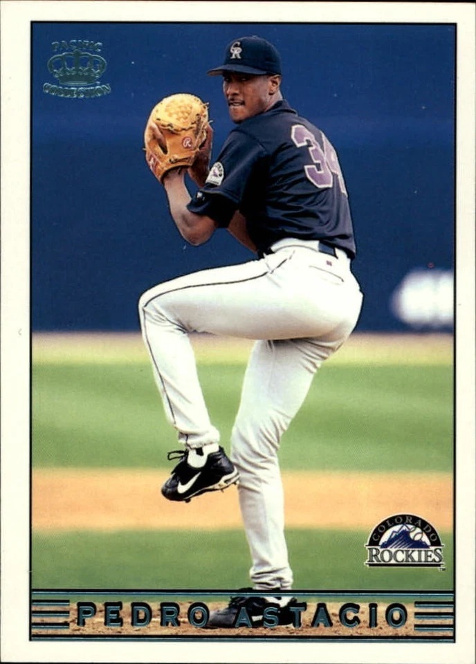 1999 Pacific Crown Collection Platinum Blue #92 Pedro Astacio - NM-MT - Image 1 of 2