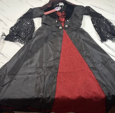 Dramatic Witch Halloween Costume Children Size Medium - Image 1 of 4