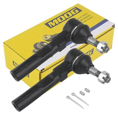 MOOG Front Outer Tie Rod Ends Pair For 1999-2006 Chevy Silverado 1500 GMC Sierra Foto 1 de 4