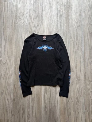 Harley-Davidson Size Medium 2004 Misses Long Sleeve Shirt Pompano Beach - Image 1 of 4