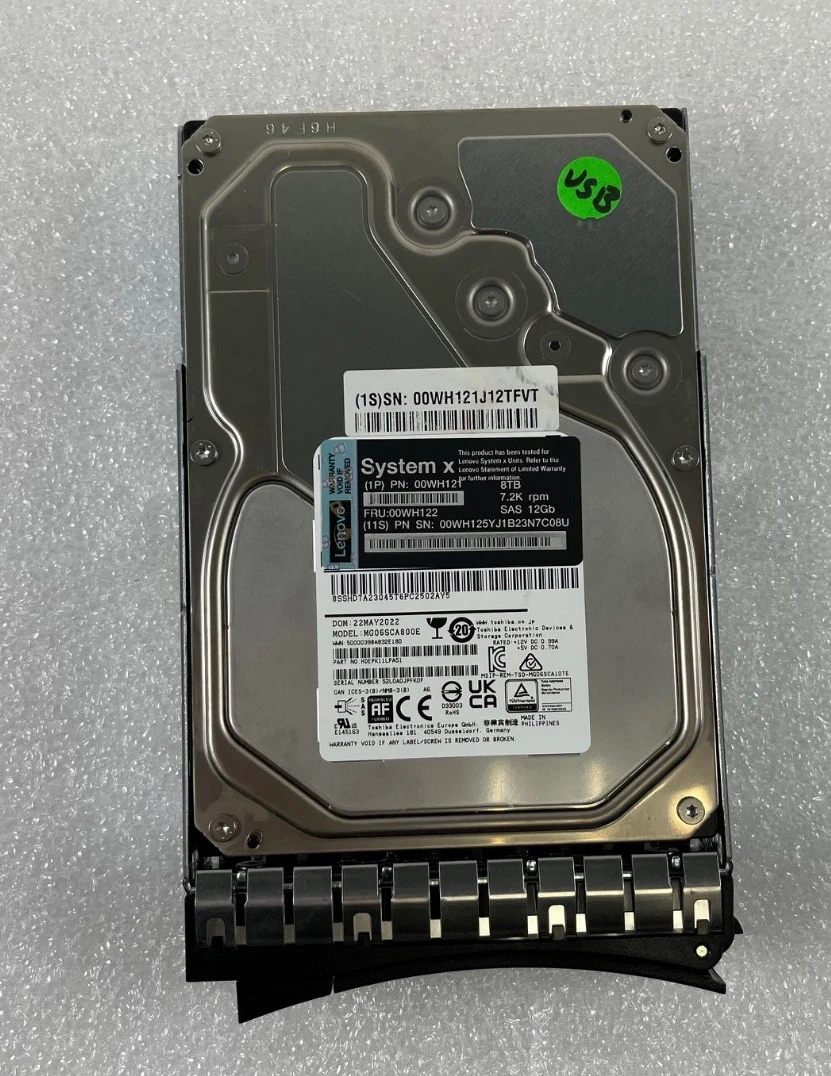 Toshiba 3.5 Inch 8TB Internal Hard Disk Drives for sale | eBay