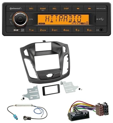 Continental 1DIN DAB MP3 AUX USB Autoradio für Ford Focus (DYB, 2011-2014) - Bild 1 von 4