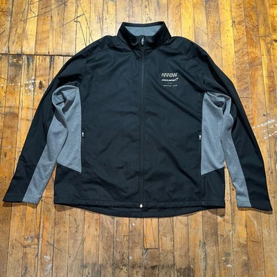 McLaren Auto Racing Team Cutter & Buck Jacket Men's 2XL Black Mock Neck Zip Up - Image 1 of 4