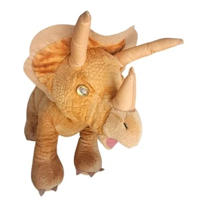 Peluche 16" Costruisci un Orso Arancione Marrone Triceratopo Dinosauro Peluche BAB A3 - Foto 1 di 6