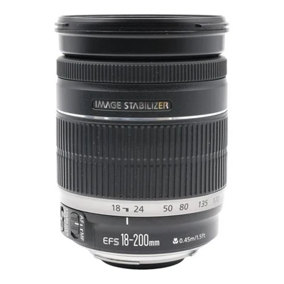 Canon EF-S 18-200Mm IS 18-200 Mm Digital Zoom Lens 3.5-5.6 EOS Digital - Image 1 of 4