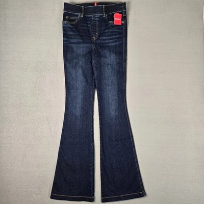 SPANX Flare Jeans Womens Small Midnight Blue Shade pull-on 20327R NWT - Image 1 of 4