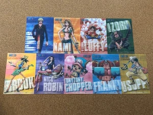 one piece 3D sticker card 9set anime card 2012 - Picture 1 of 1