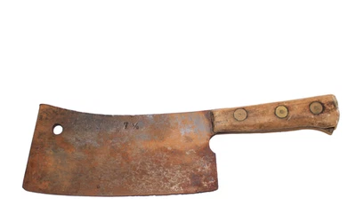 Altes Fleischer Beil Knochenbeil Fleischbeil Hackmesser um 1900 31cm / 0,72 KG - Bild 1 von 4
