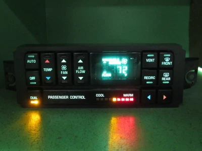 10435588 97-05 BUICK REGAL CENTURY A/C DIGITAL CLIMATE TEMP CONTROL REBUILT 2797 - Image 1 of 4