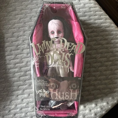 Muñecas Living Dead serie 6 muñeca/figura HUSH en ataúd sin usar, en caja sellada Foto 1 de 4