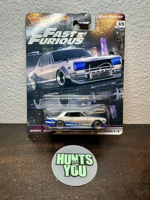 Nissan Skyline HT 2000GT-X Hot Wheels Premium Fast & Furious быстрая перемотка назад No3/5  - Изображение 1 из 4