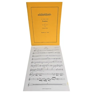 Fantasy On Von Himmel Hoch Horn Organ Sheet Music Score Booklet Randall E. Faust - Picture 1 of 9