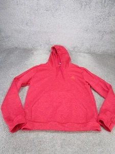Adidas Sweatshirt Girls Large Red Hoodie Pullover - Picture 1 of 8