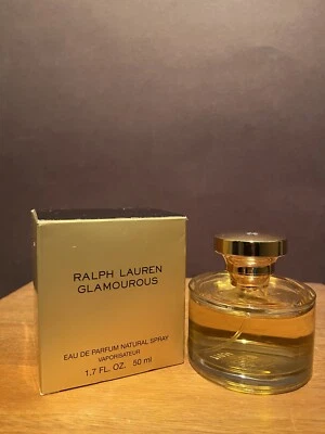 RALPH LAUREN GLAMOROSO 1,7 FL. Oz/50 ml Eau de Parfum Spray Novo na Caixa RARO - Imagem 1 de 4