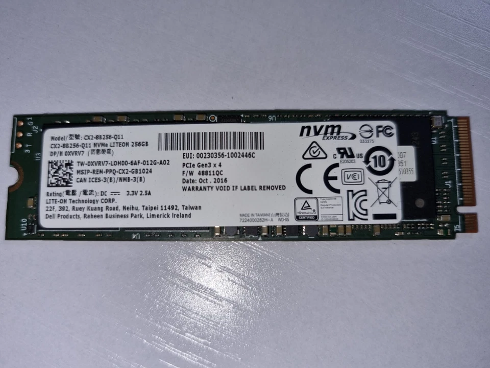 Liteon 256 gb Drive SSD  cx2-8b256-q11 - Image 1 of 1