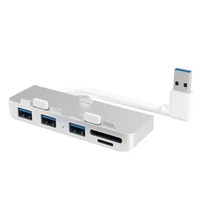 USB 3.0 Hub To 3 Port USB 3.0 SD/TF Card Reader Adapter for iMac 21.5 27 PRO - Picture 1 of 12