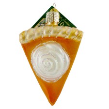 Old World Christmas Piece Of Pumpkin Pie Owc Ornament Dessert Pastry 32019