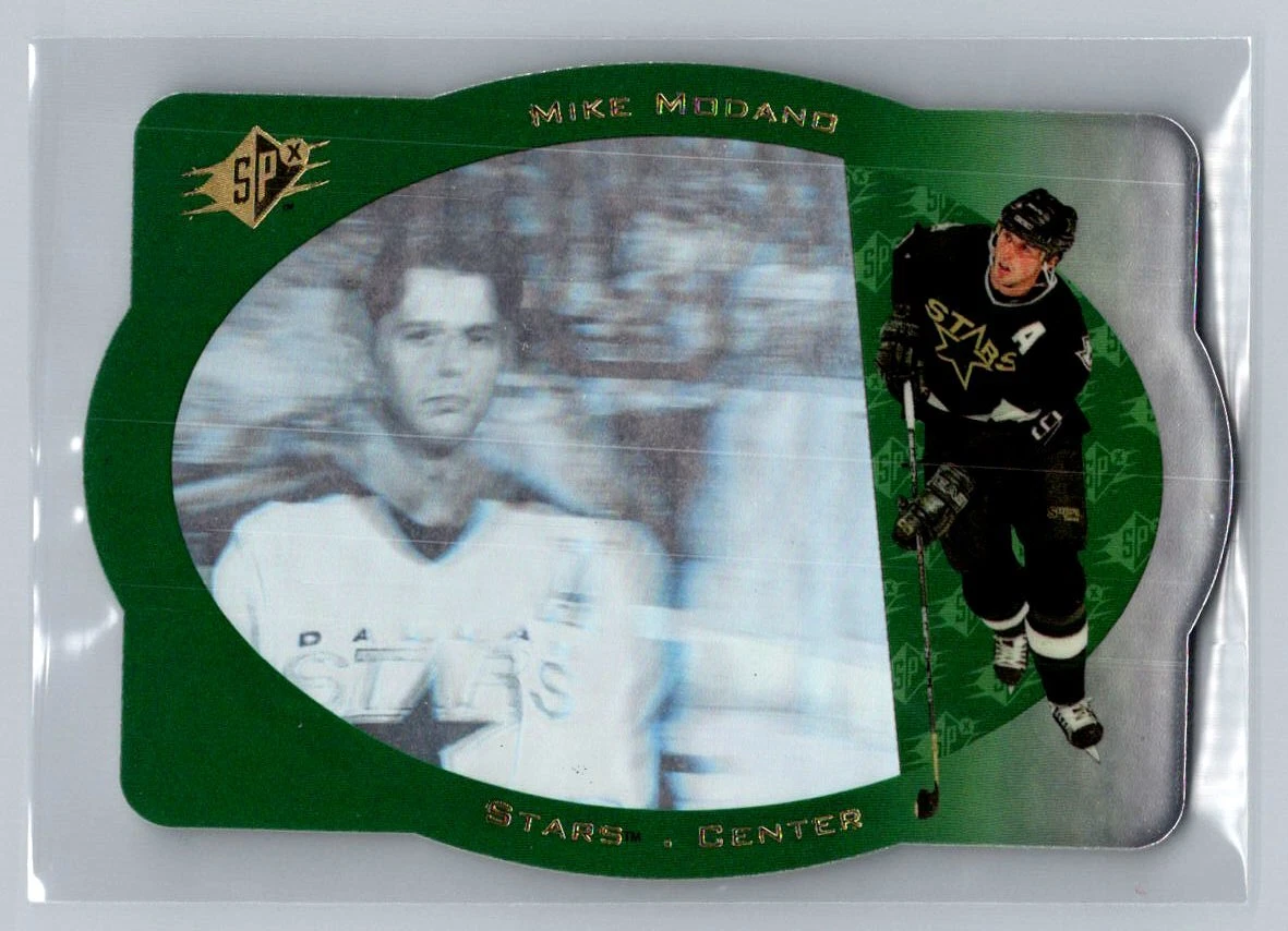 1996 SPx Hologram Die-Cut Mike Modano #11 Dallas Stars
