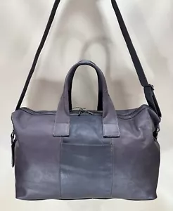 Kenneth Cole Reaction 22" Genuine Brown Leather Duffel Bag Leeds 9950-30 $445 - Picture 1 of 16