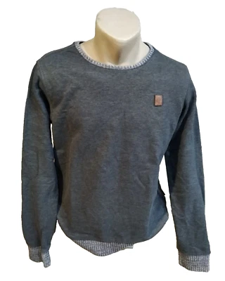 Naketano мужская толстовка размер L серый длинным рукавом - Изображение 1 из 4