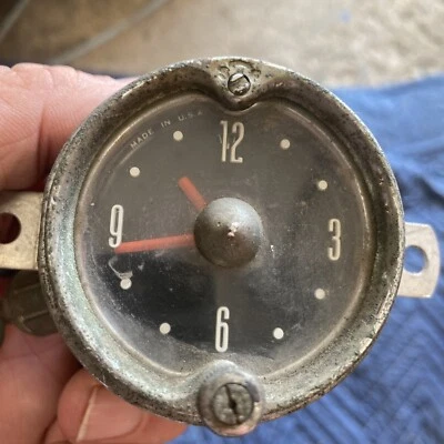 1954 MERCURY 6v Dash Clock Used Oem - Image 1 of 4