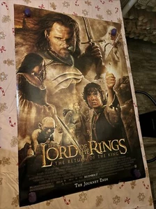 Herr der Ringe Rückkehr des Königs Filmposter 2-seitig ORIGINAL FINAL 27x40 - Bild 1 von 6