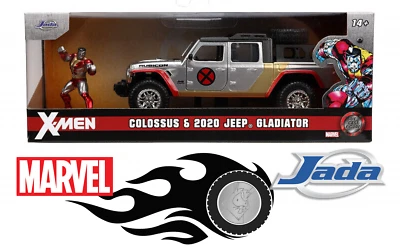 Figura Jeep Gladiator & Colossus 2020 X-Men - Escala 1:32 diecast - Jada Toys Foto 1 de 4
