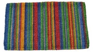 STURBRIDGE STREIFEN EXTRA DICKE KOKOS FUSSMATTE - 18" X 30" - WILLKOMMENSMATTE - Bild 1 von 1