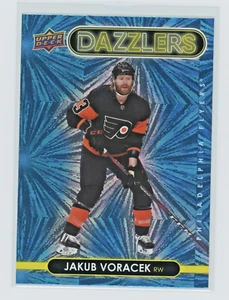JAKUB VORACEK 2021-22 UPPER DECK - DAZZLERS BLUE INSERT #DZ-34 FLYERS - Picture 1 of 2