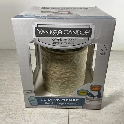 Yankee Candle Scenterpiece Meltcup Calentador Calentador de Cera Cerámica Geométrica Moderna Foto 1 de 3