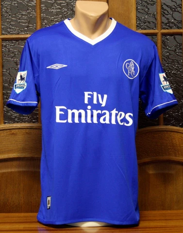 Chelsea FC Home Football Jersey Shirt 2003/05 Cover