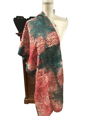 Kampala Chiffon African Fabric 100% Crepe 4.5 yards - Image 1 of 4