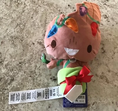 NUEVO CON ETIQUETAS NUEVO Peluche Disney Marvel Groot Iluminado Edición Vacaciones de Navidad Foto 1 de 2