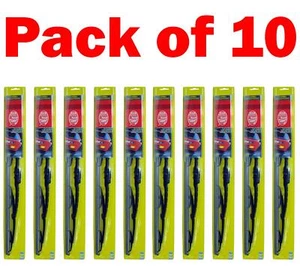 PAQUETE DE 10 CUCHILLAS LIMPIAPARABRISAS TRADICIONALES GENUINAS DUPONT 17 - Imagen 1 de 3