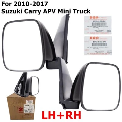 Par de espejos retrovisores laterales para mini camioneta Suzuki Carry APV 2010-2017 par genuino Foto 1 de 4