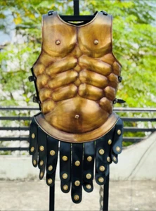 300 Movie Spartan Costume, Spartan Body Armour Chest Plate & Spartan Helmet Cost - Picture 1 of 30