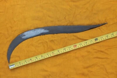 Antigua hoja de daga garra de tigre del sur de la India de hierro antigua vintage sin mango Foto 1 de 4