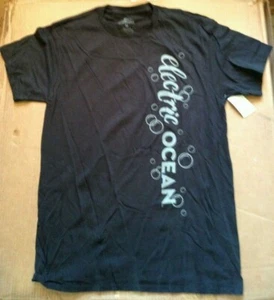 SeaWorld Electric Ocean T-Shirt Herren schwarz, Neon Qualle leuchten im Dunkeln - Bild 1 von 4