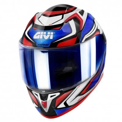 Casco Helmet Integral H50.9 Atomic Glosado White Blue Red GIVI Size XL - Imagen 1 de 3