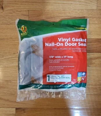 Junta de vinilo marca Duck sello de resistencia a la intemperie, 1/4 pulgada por 7/8 17 ft 1280121 Foto 1 de 4