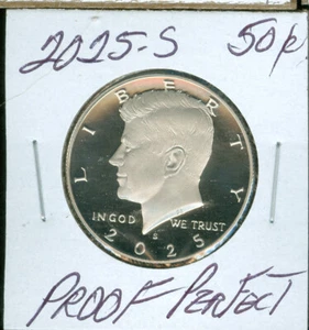 2025 S KENNEDY HALF PERFECT ULTRA FINEST PROOF DCAM - Picture 1 of 2