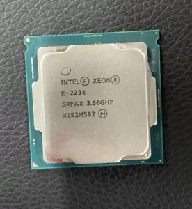 Intel Xeon E-2234 Processor LGA1151 8MB Cache 3.60 GHz 4Cores 8Threads CPU - Picture 1 of 1